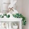 2 Pack 5.9ft Eucalyptus Garland, Artificial Greenery Garland Fake Silver Dollar Eucalyptus Leaves Spring Garland Wreath Vines for Wedding Table Party Mantle Bedroom Wall Room Decor
